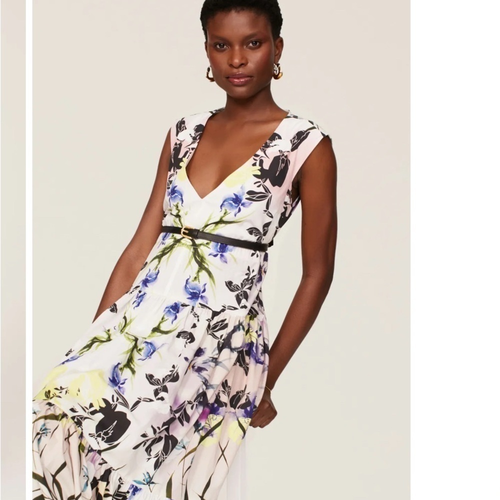 Bibhu Mohapatra Collective Tiered Floral Maxi Dress - Picture 10 of 10